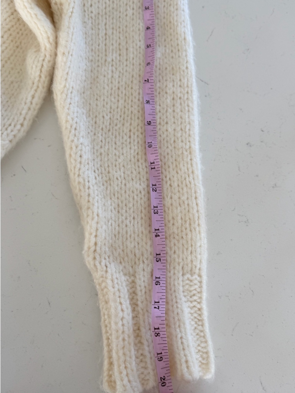 ZARA Women’s Knitted Cream Sweater S - Picture 5 of 6